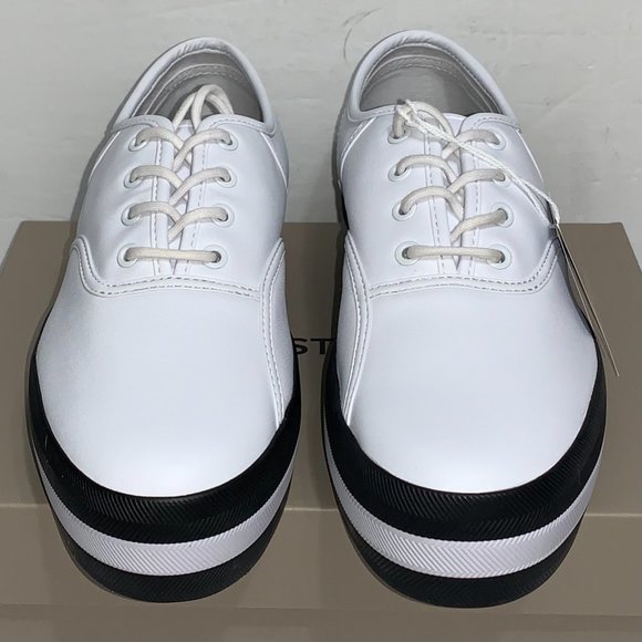 Lacoste Rene Platform Leather Trainers Size 7US - Picture 3 of 7